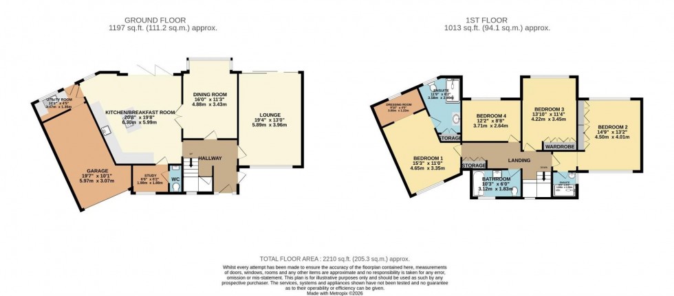 Floorplan for Deneway, Bramhall, SK7