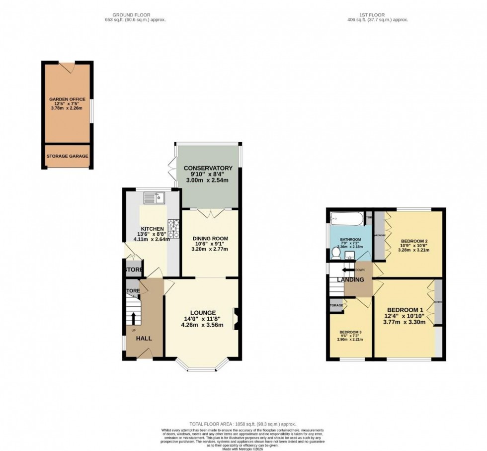 Floorplan for Ashley Drive, Bramhall, SK7