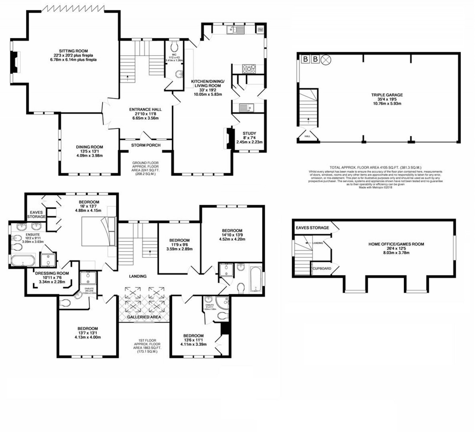 Floorplan for Seven Sisters Lane, Ollerton, WA16