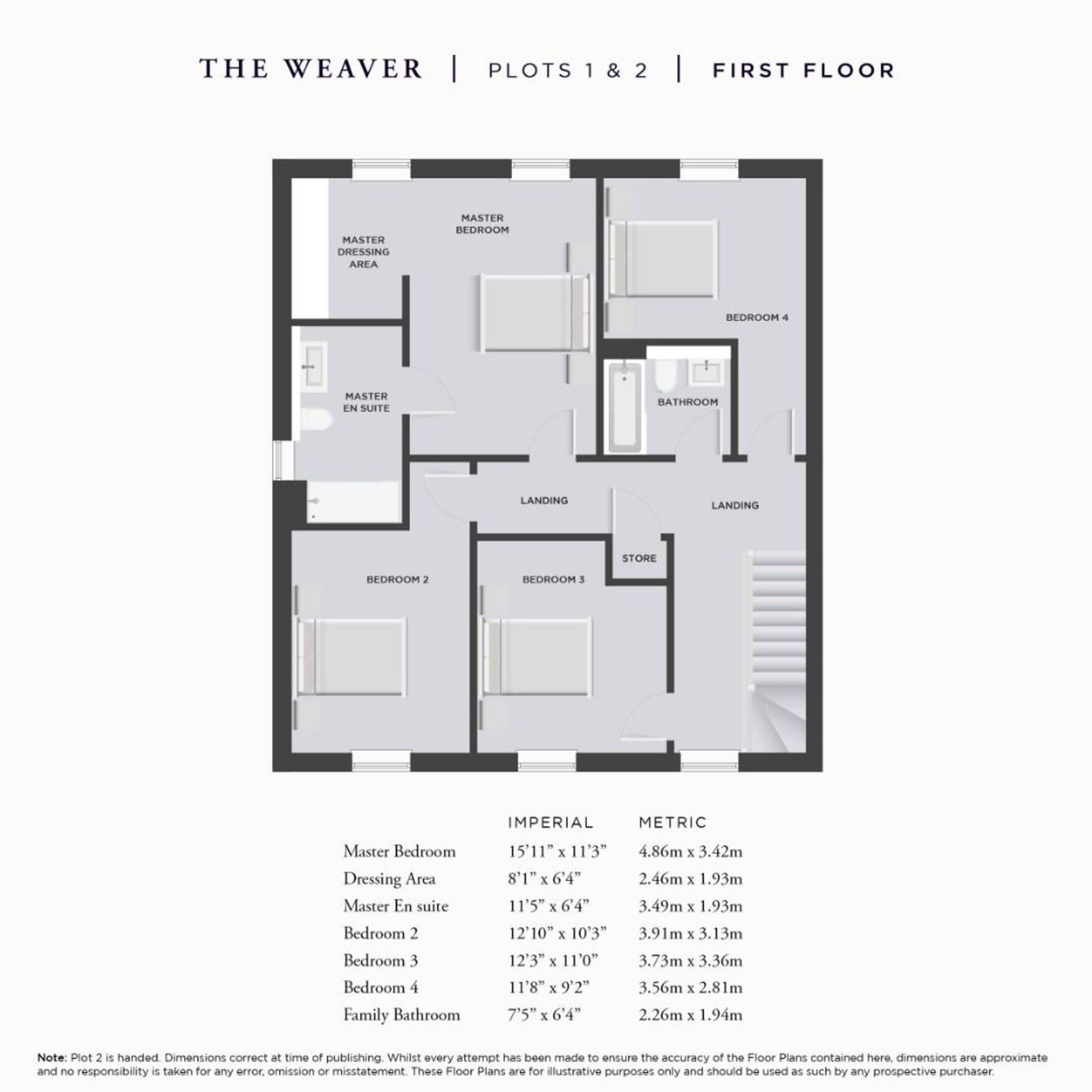 Floorplan for Deanwater Drive, Woodford, SK7