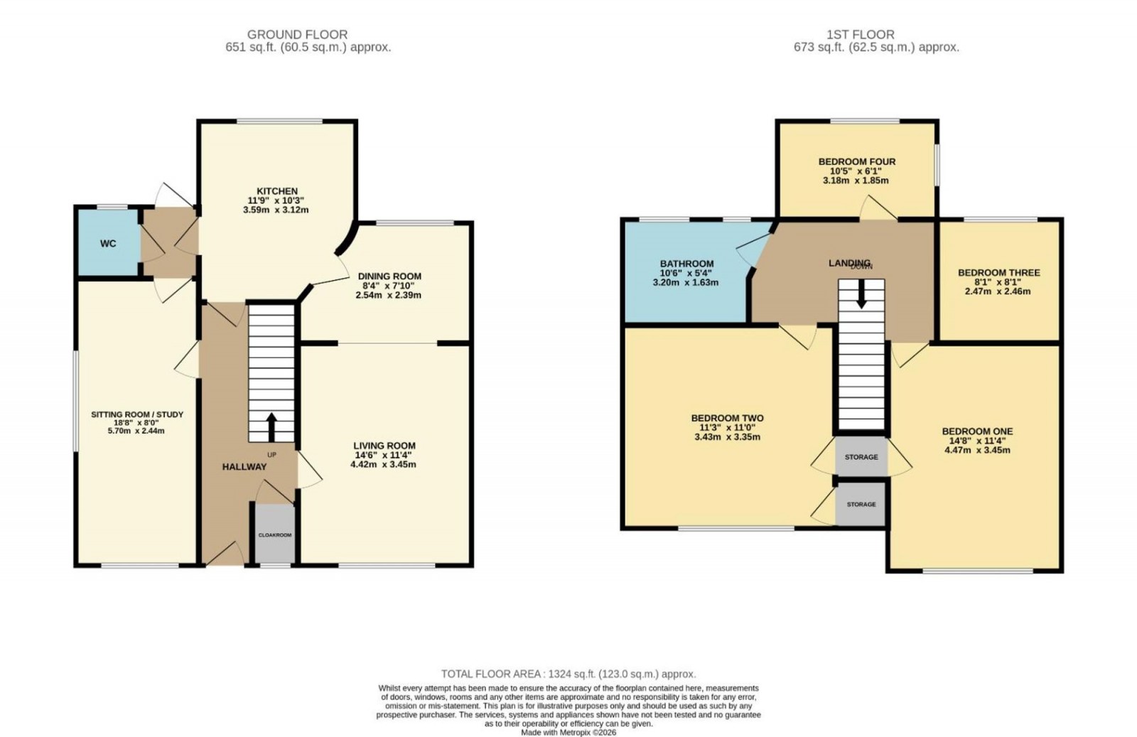 Floorplan for Melbourne Road, Bramhall, SK7