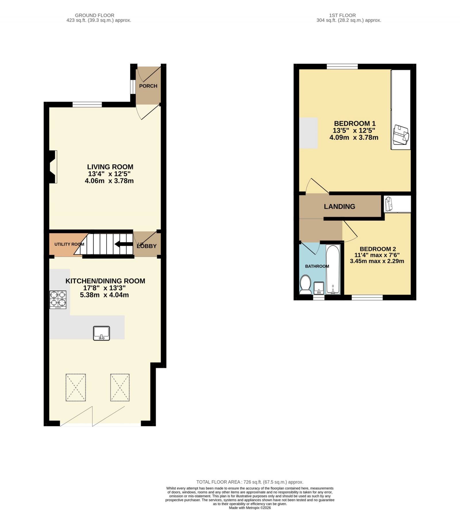 Floorplan for Park Road, Wilmslow, SK9