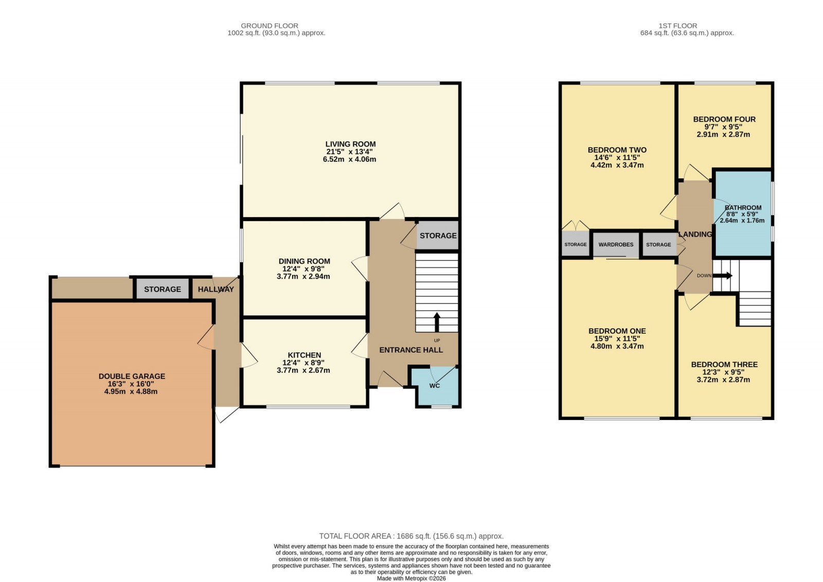 Floorplan for Liskeard Drive, Bramhall, SK7