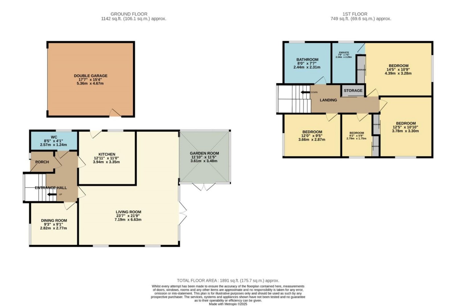 Floorplan for Paxford Place, Wilmslow, SK9