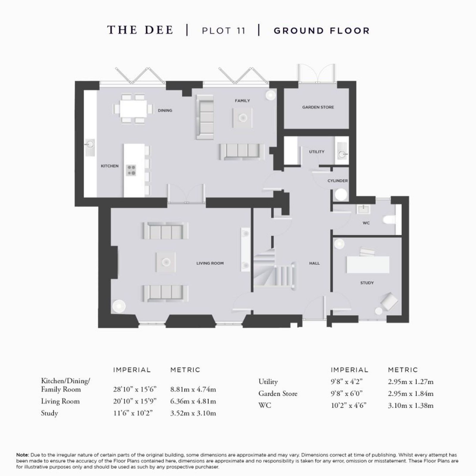 Floorplan for Deanwater Drive, Woodford, SK7