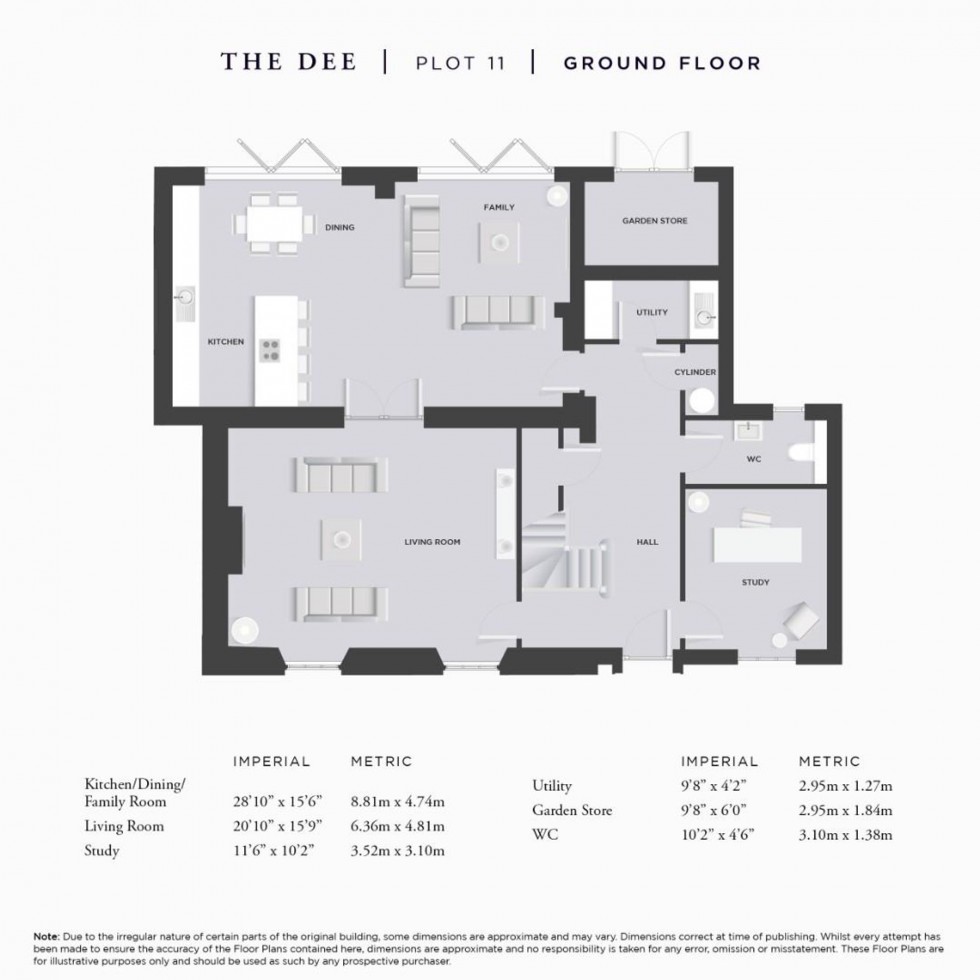 Floorplan for Deanwater Drive, Woodford, SK7