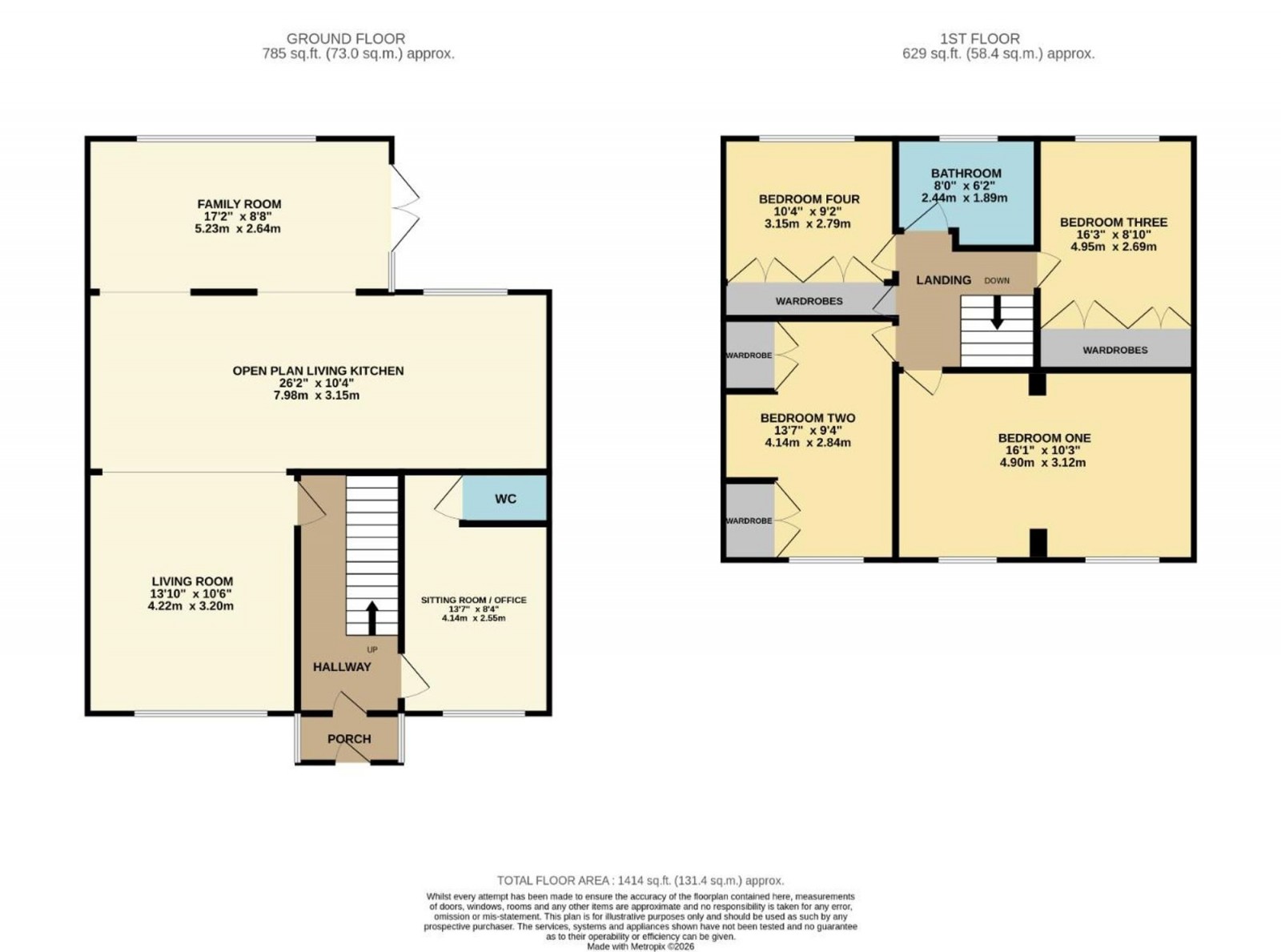 Floorplan for Bolton Avenue, Cheadle Hulme, SK8