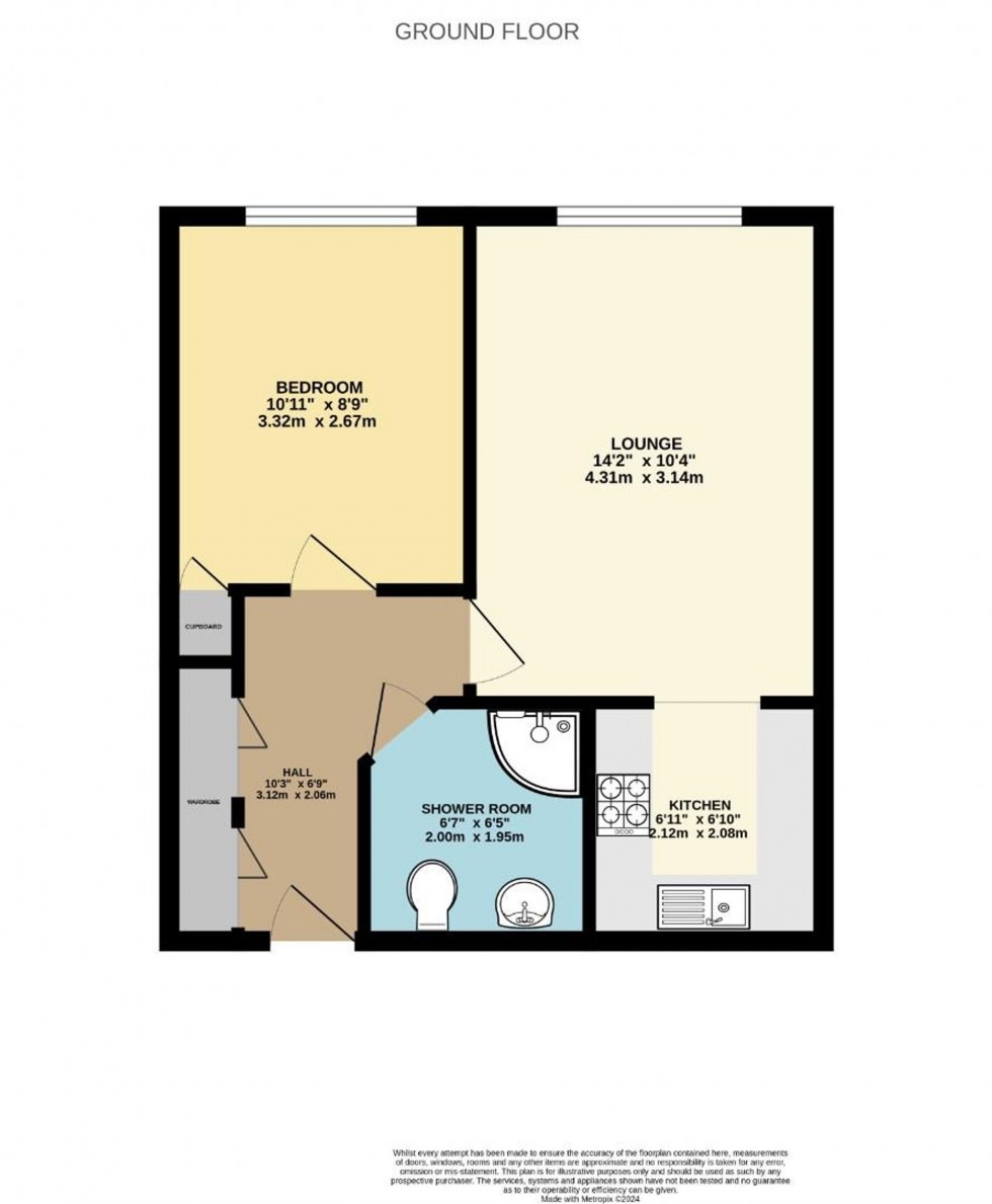 Floorplan for Victoria Road, Wilmslow, SK9