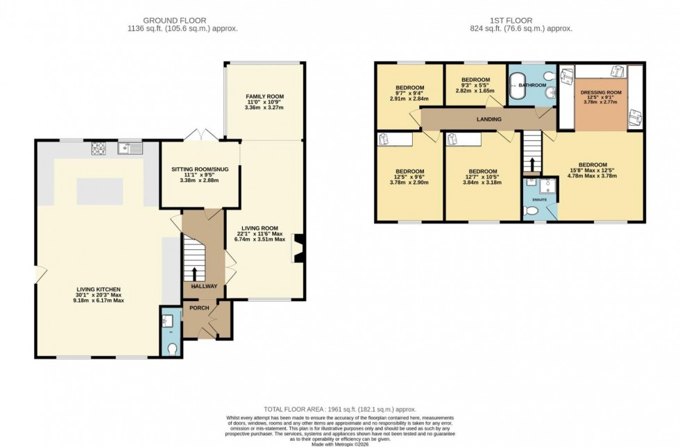 Floorplan for Hazelwood Road, Wilmslow, SK9