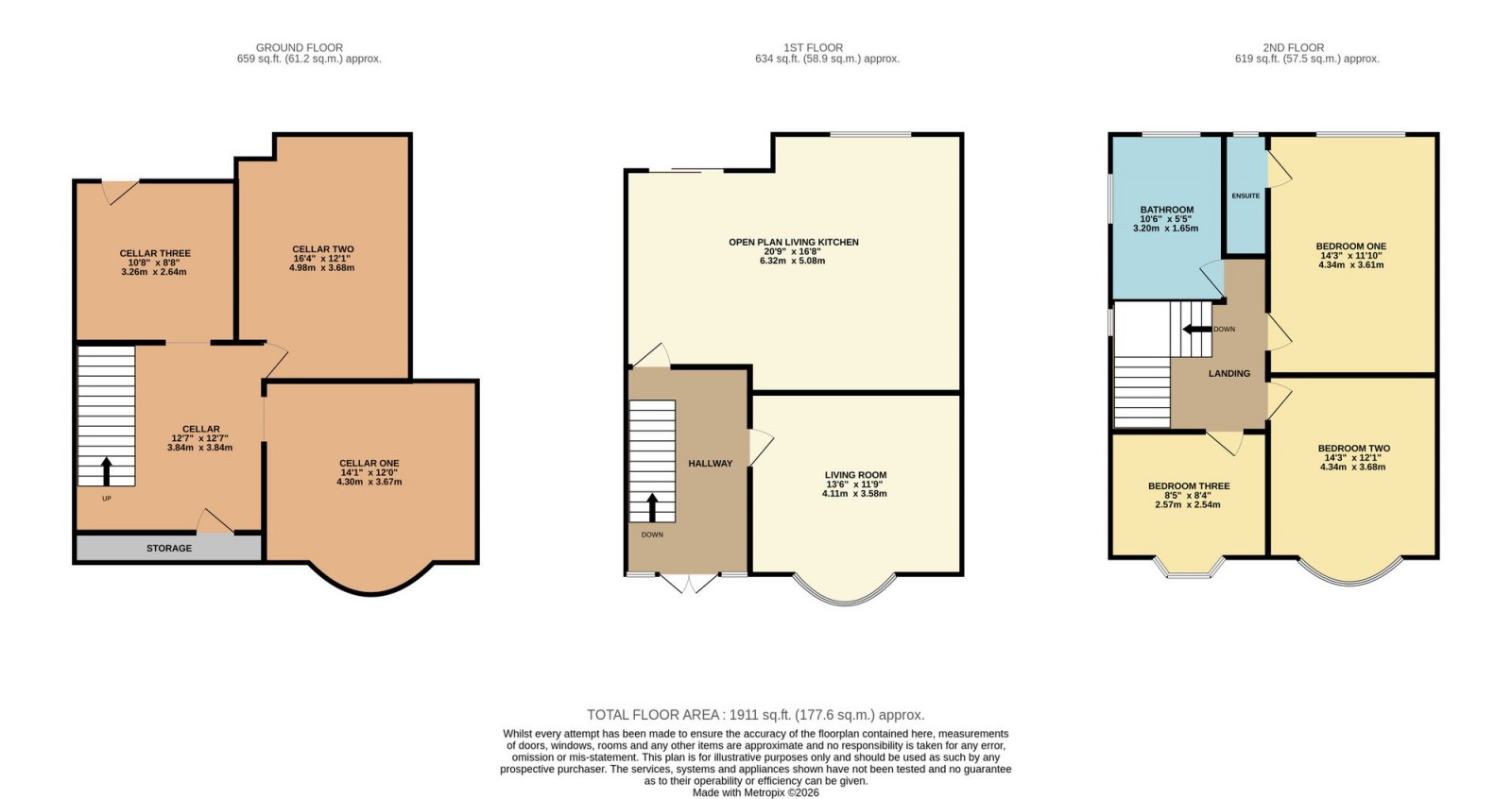 Floorplan for Charlestown Road West, Stockport, SK3