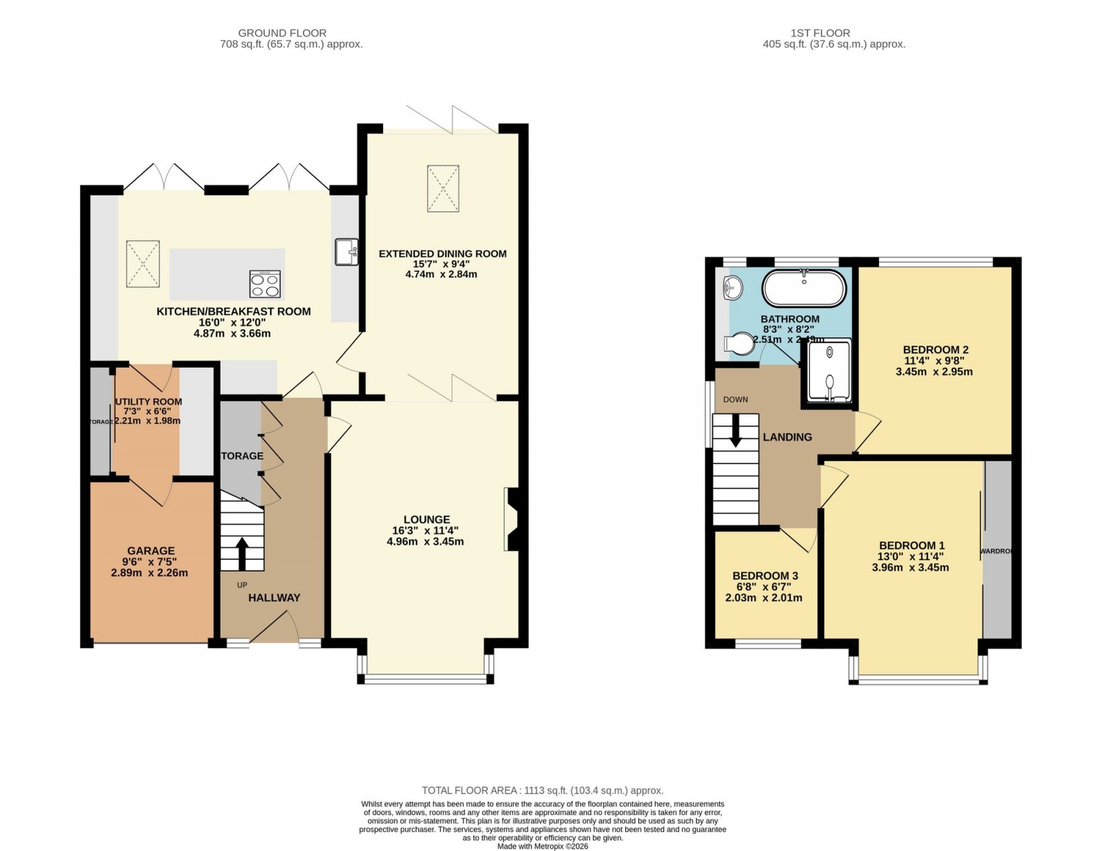 Floorplan for Meadway, Bramhall, SK7