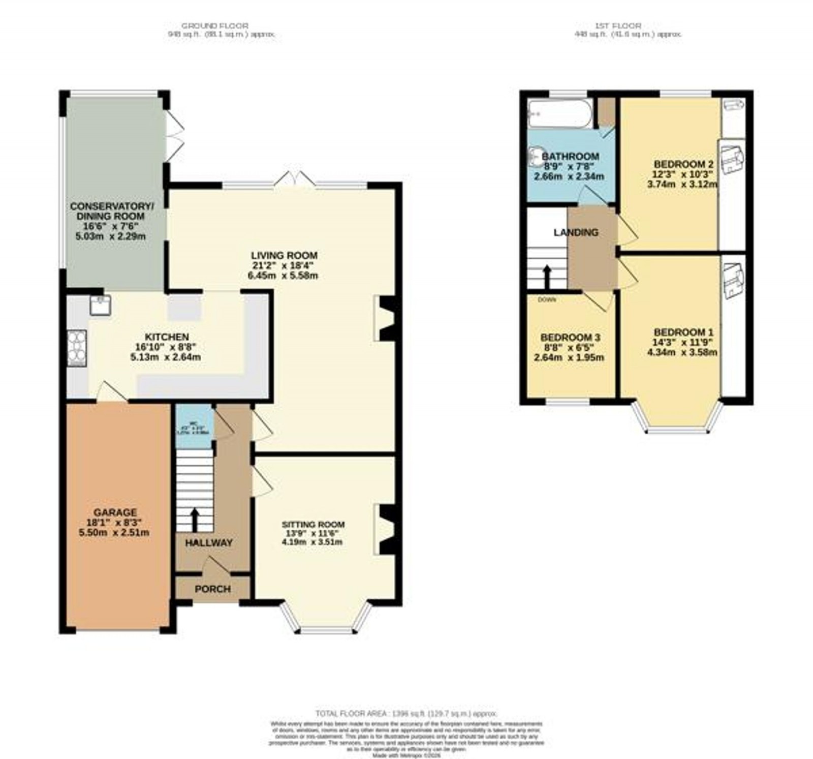 Floorplan for Ravenswood Road, Wilmslow, SK9