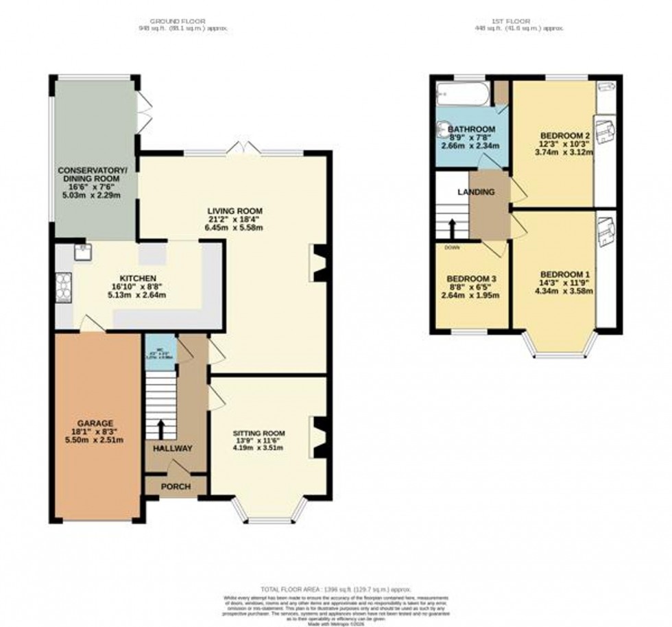 Floorplan for Ravenswood Road, Wilmslow, SK9