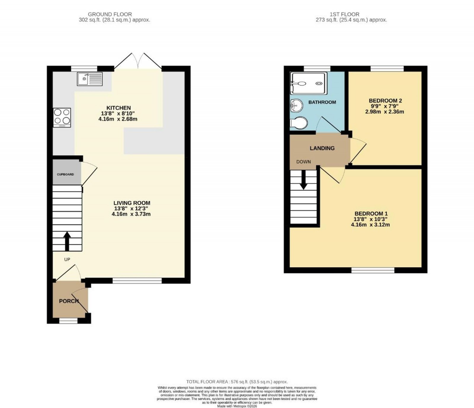 Floorplan for Dorchester Close, Wilmslow, SK9