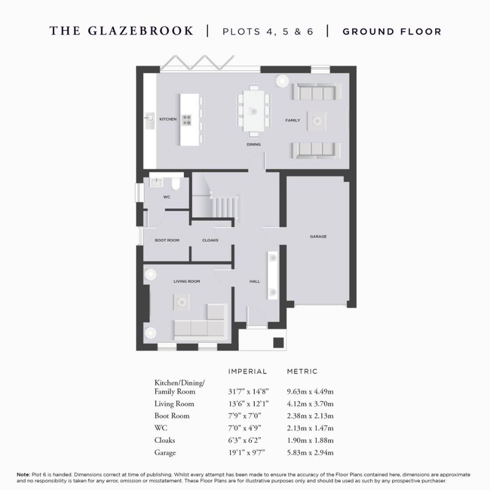 Floorplan for Deanwater Drive, Woodford, SK7