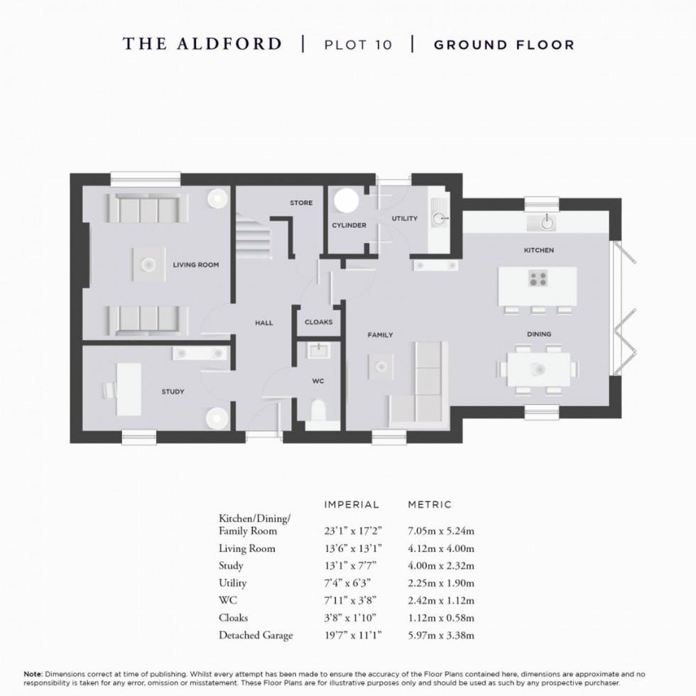Floorplan for Deanwater Drive, Woodford, SK7