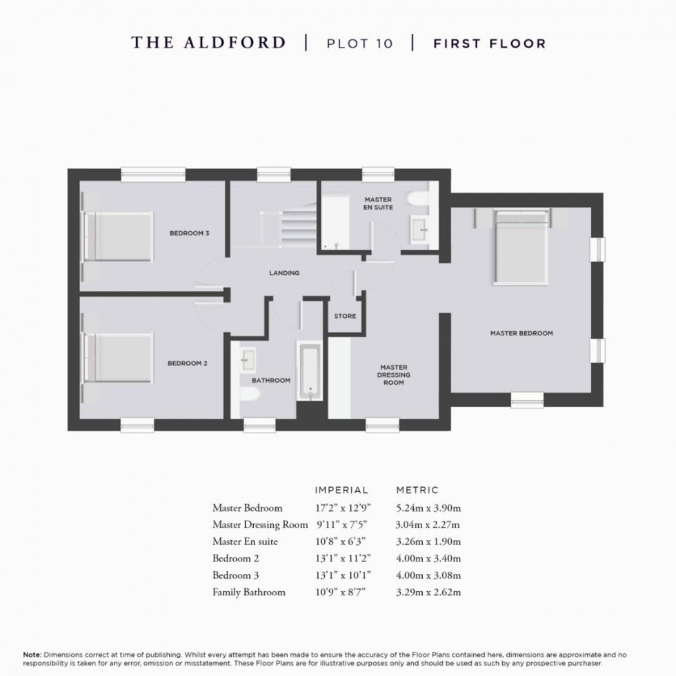 Floorplan for Deanwater Drive, Woodford, SK7
