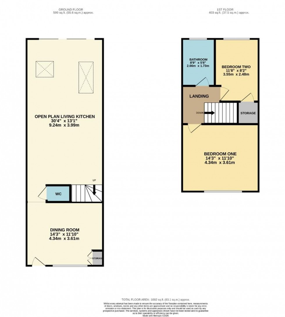 Floorplan for Moorland Road, Stockport, SK2