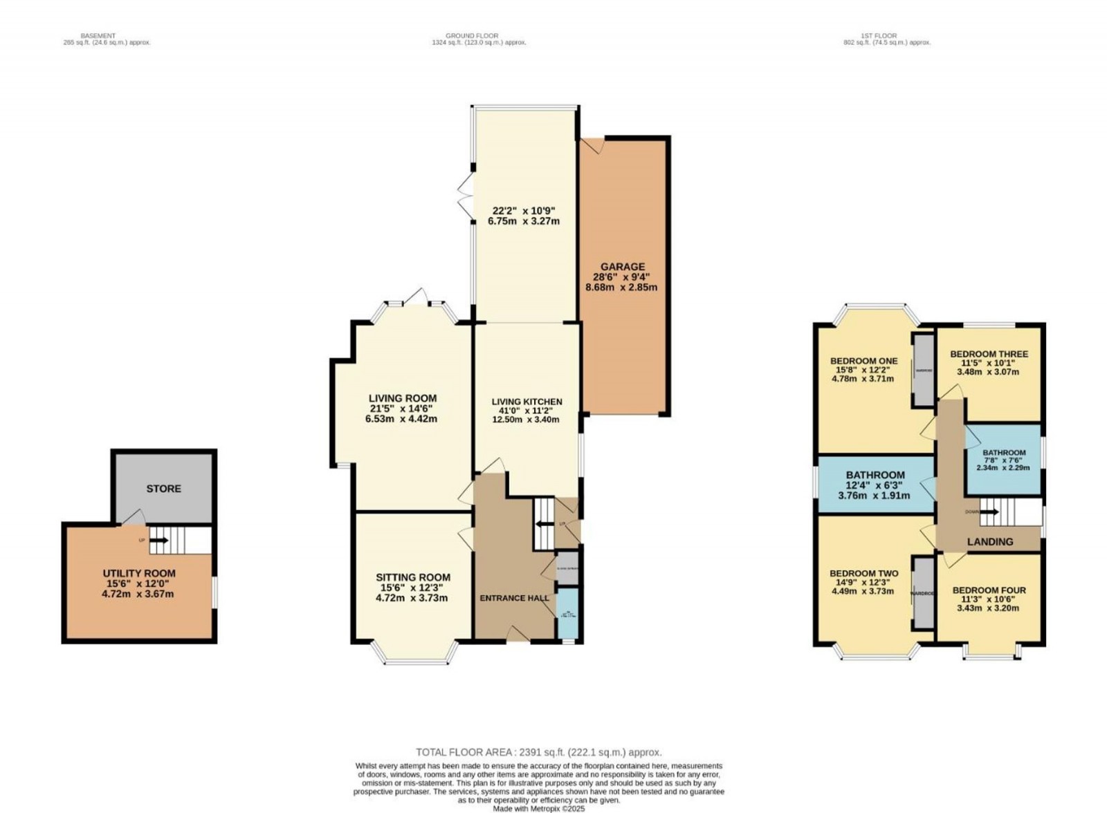 Floorplan for Hill Top Avenue, Cheadle Hulme, SK8