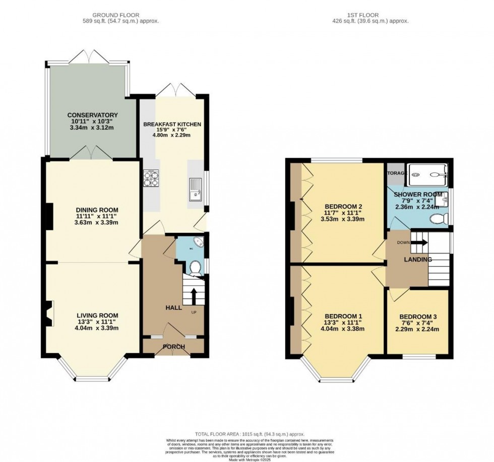 Floorplan for Ravenoak Road, Cheadle Hulme, SK8