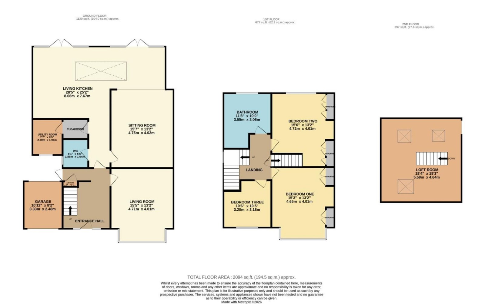 Floorplan for Abingdon Road, Bramhall, SK7