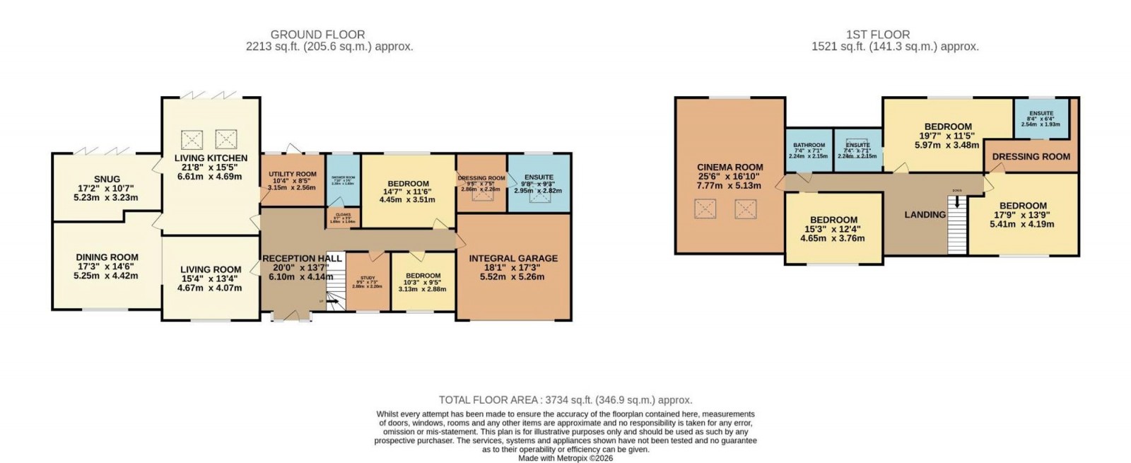 Floorplan for Overhill Drive, Wilmslow, SK9