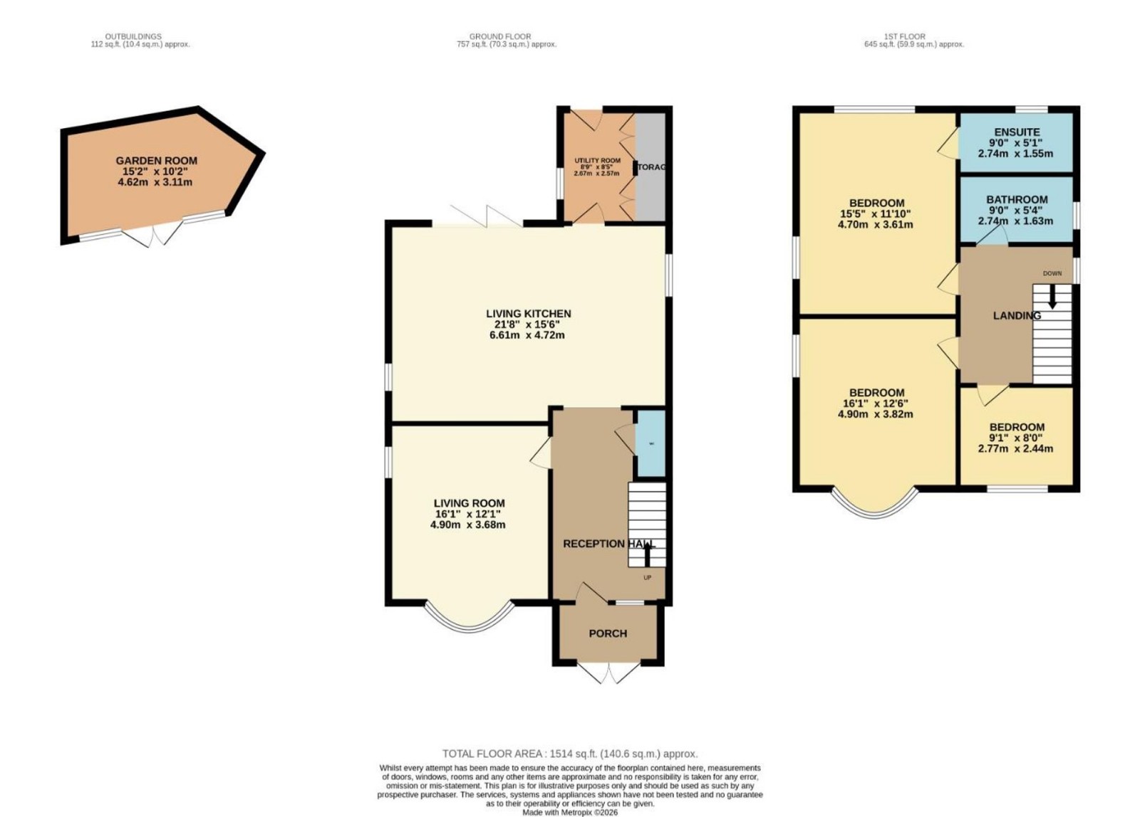 Floorplan for Mount Pleasant, Wilmslow, SK9