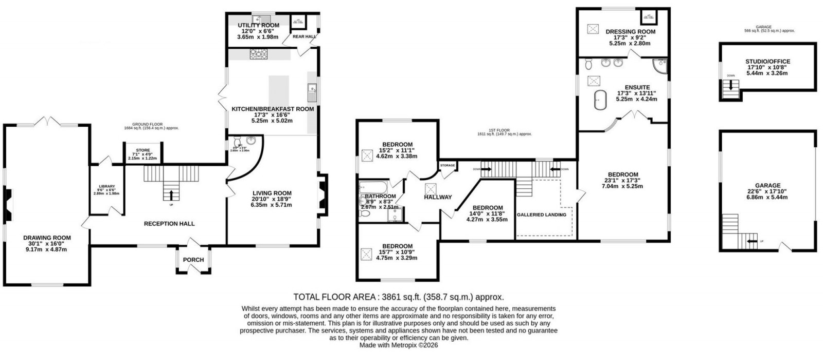 Floorplan for 200 Whirley Road, Macclesfield, SK10