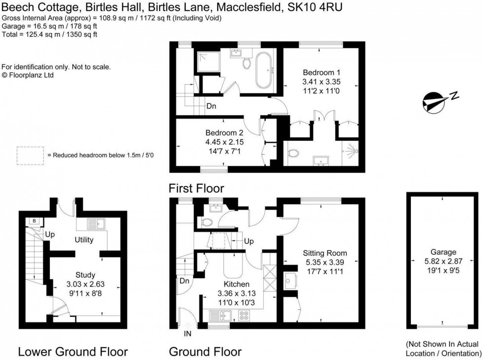Floorplan for Birtles Lane, Over Alderley, SK10