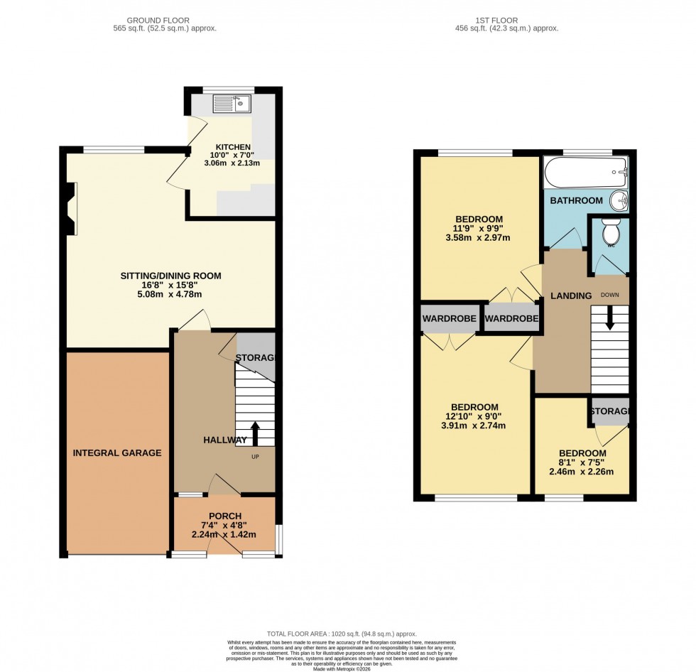 Floorplan for Dawlish Close, Bramhall, SK7