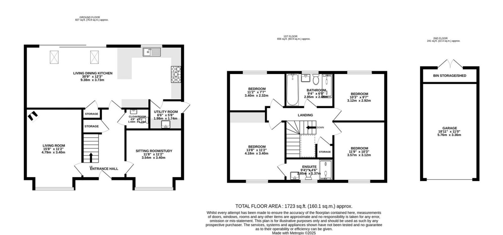 Floorplan for Pitfield Way, Nether Alderley, SK10