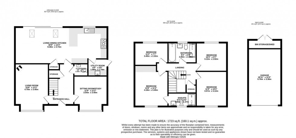 Floorplan for Pitfield Way, Nether Alderley, SK10