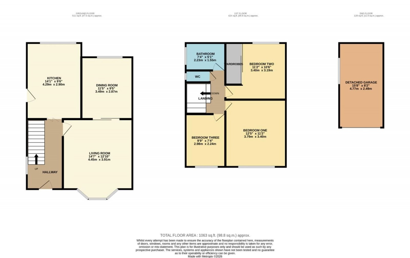 Floorplan for Severn Drive, Bramhall, SK7