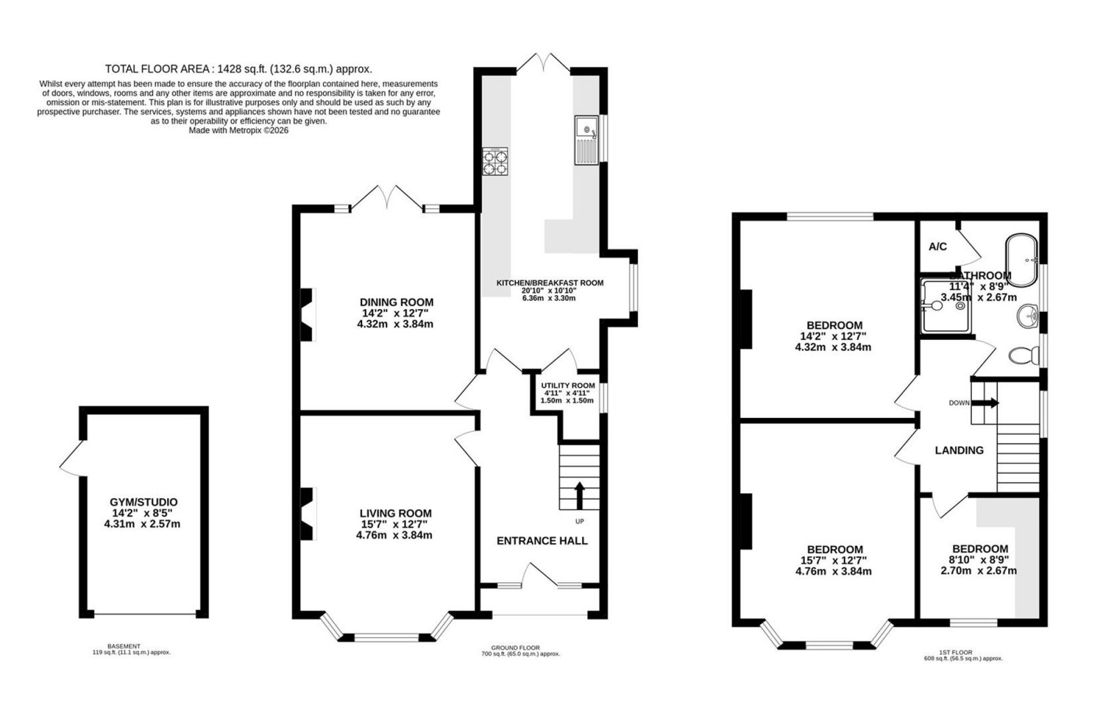 Floorplan for Knutsford Road, Wilmslow, SK9