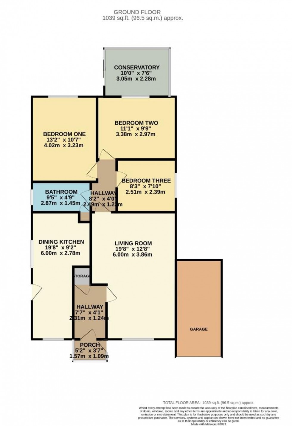 Floorplan for Ainsdale Close, Bramhall, SK7