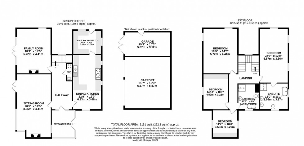 Floorplan for Smithy Lane, Hulme Walfield, CW12
