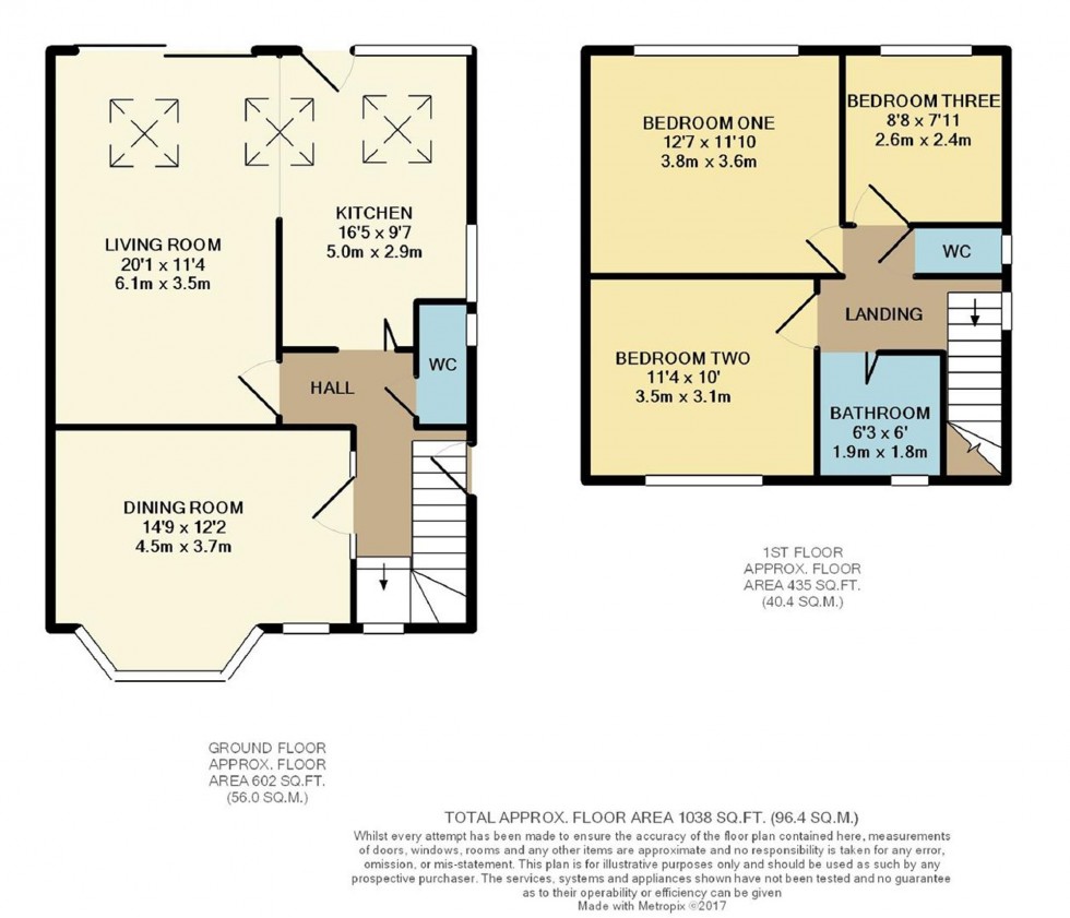 Floorplan for Bridle Road, Woodford, SK7