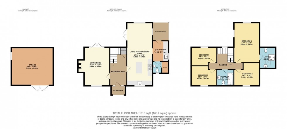 Floorplan for Station Road, Goostrey, CW4
