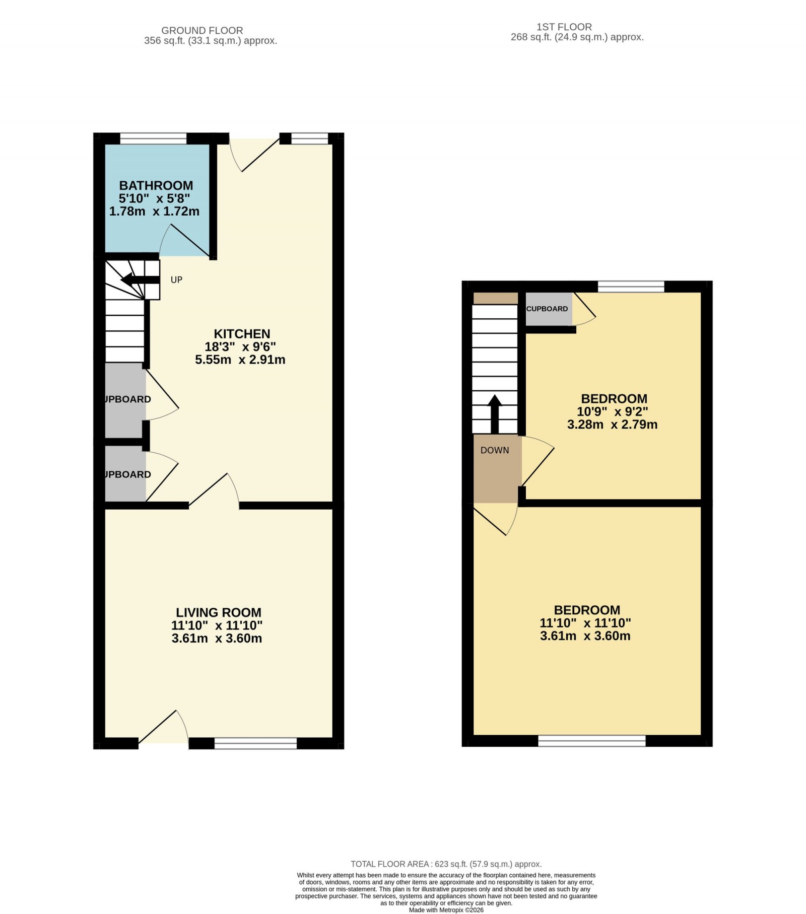Floorplan for Park Lane, Macclesfield, SK11
