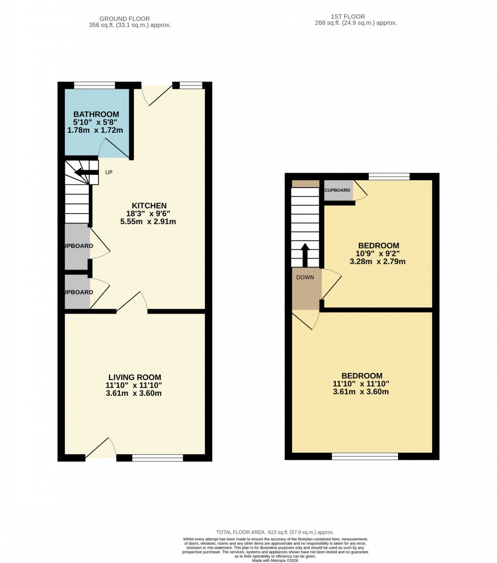 Floorplan for Park Lane, Macclesfield, SK11